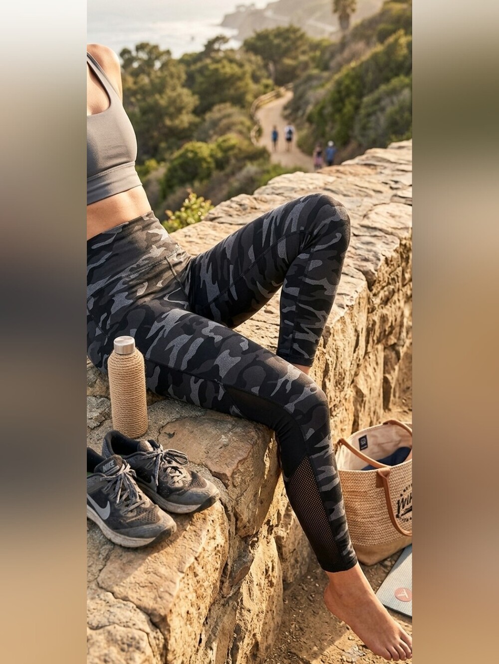 Free Melodies Camo Leggings - Size M